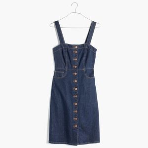 Madewell Denim Overall dress in Matilda wash